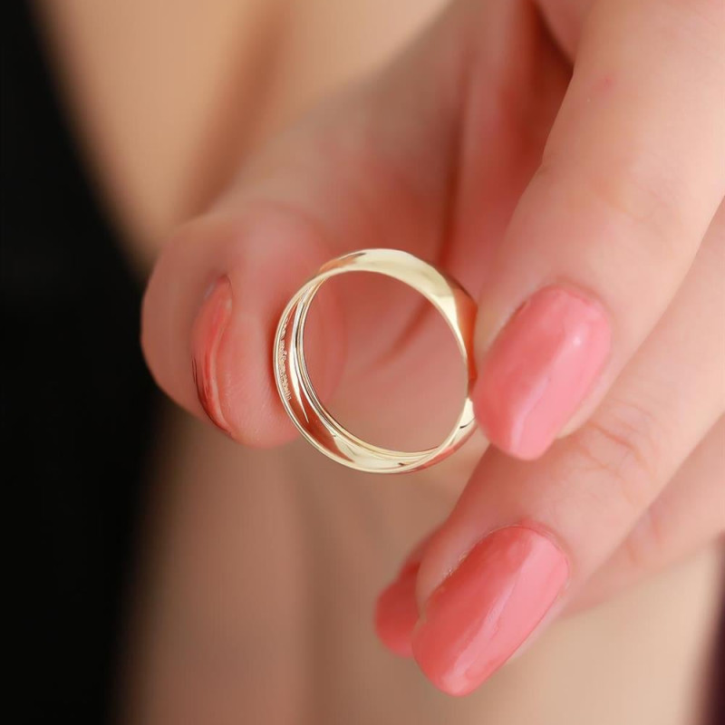 9K Gold 5mm Classic Wedding Band 4