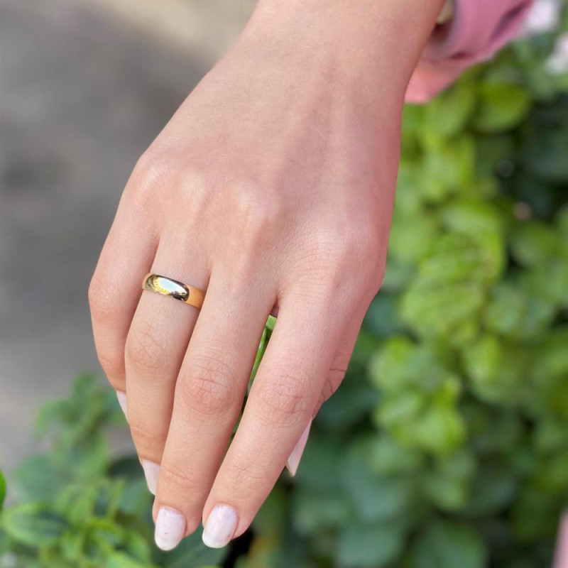 9K Gold 5mm Classic Wedding Band 5