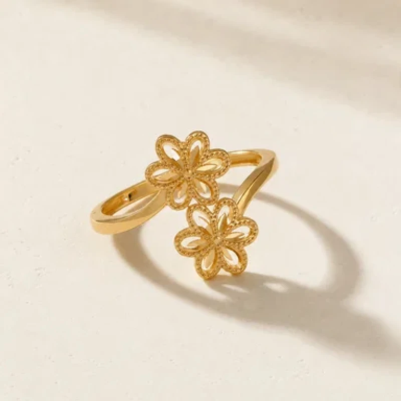 9K Gold Floret Ring 5