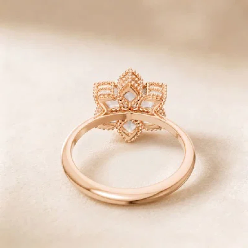 9K Gold Stella D'oro Ring 6