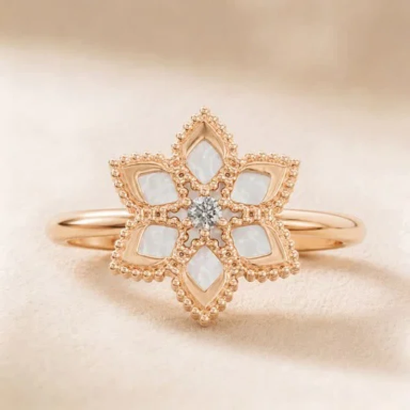 9K Gold Stella D'oro Ring 9