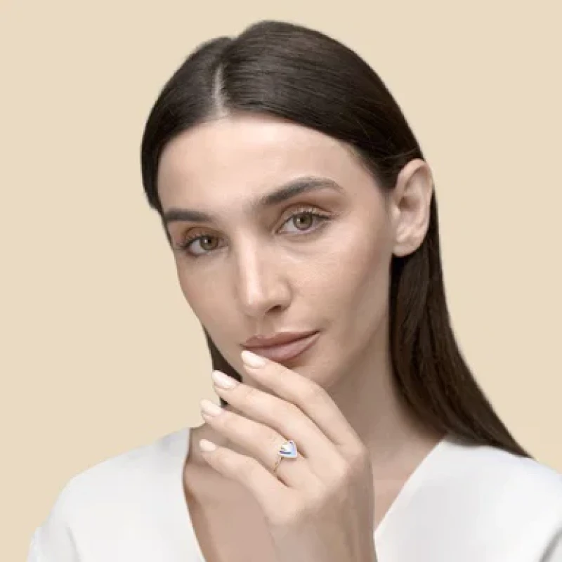 9K Gold Cairo Mother Of Pearl Ring 3