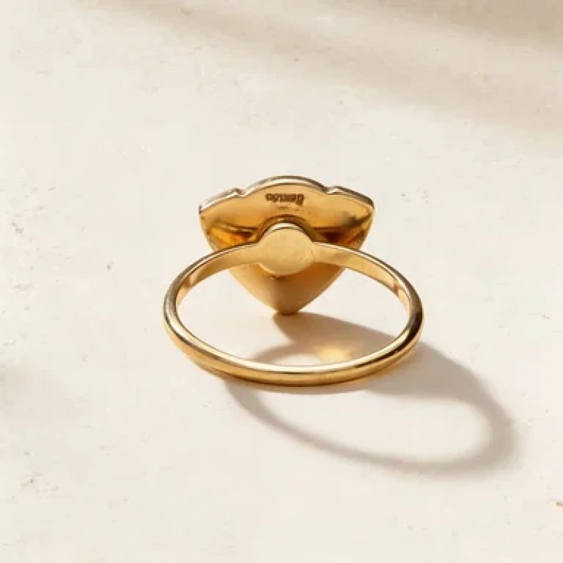 9K Gold Cairo Mother Of Pearl Ring 4