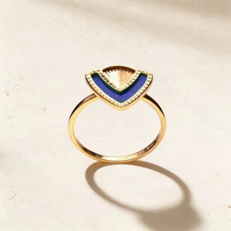 9K Gold Cairo Mother Of Pearl Ring 5