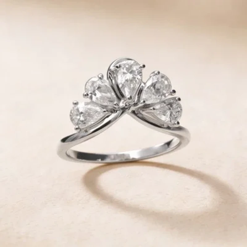 9K Gold Gaia Luxe-Fashion Diamond Ring 10