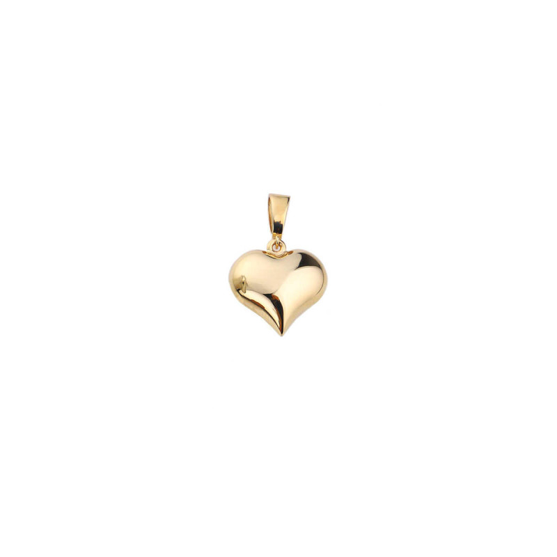 9K Gold Heart Pendant 5