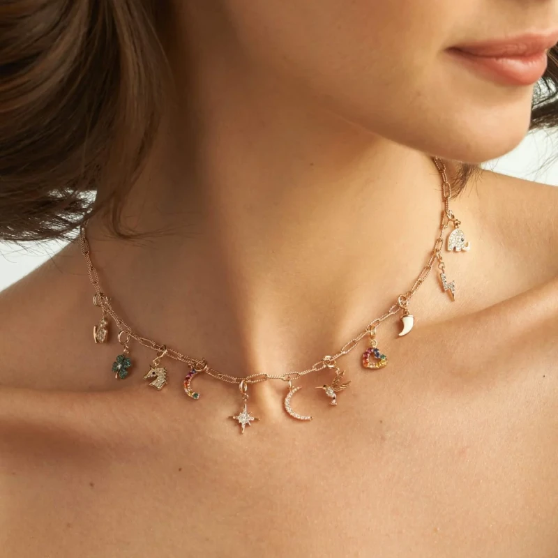 9K Gold Twisted Rope Chain Necklace 5