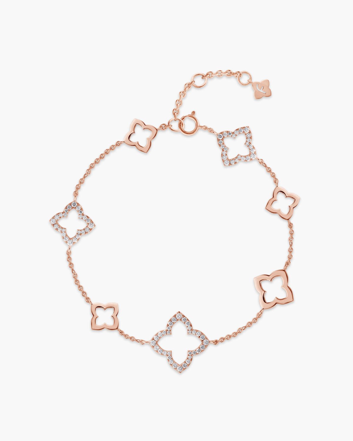 9K Gold Diamond Bunchberry Bracelet 3