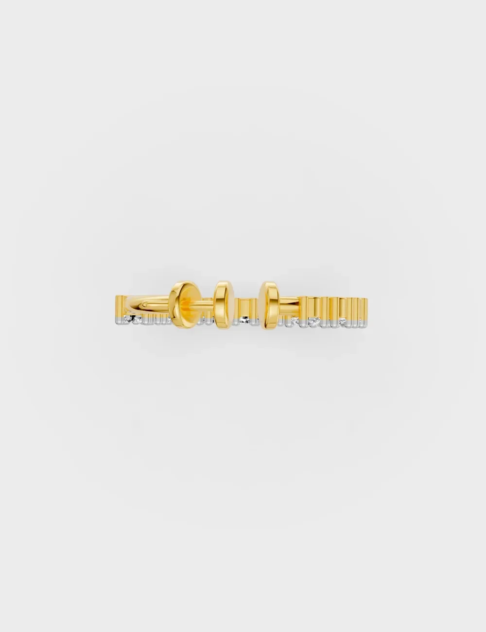 9KT Gold Diamond Hoop Nose Ring for Women 6