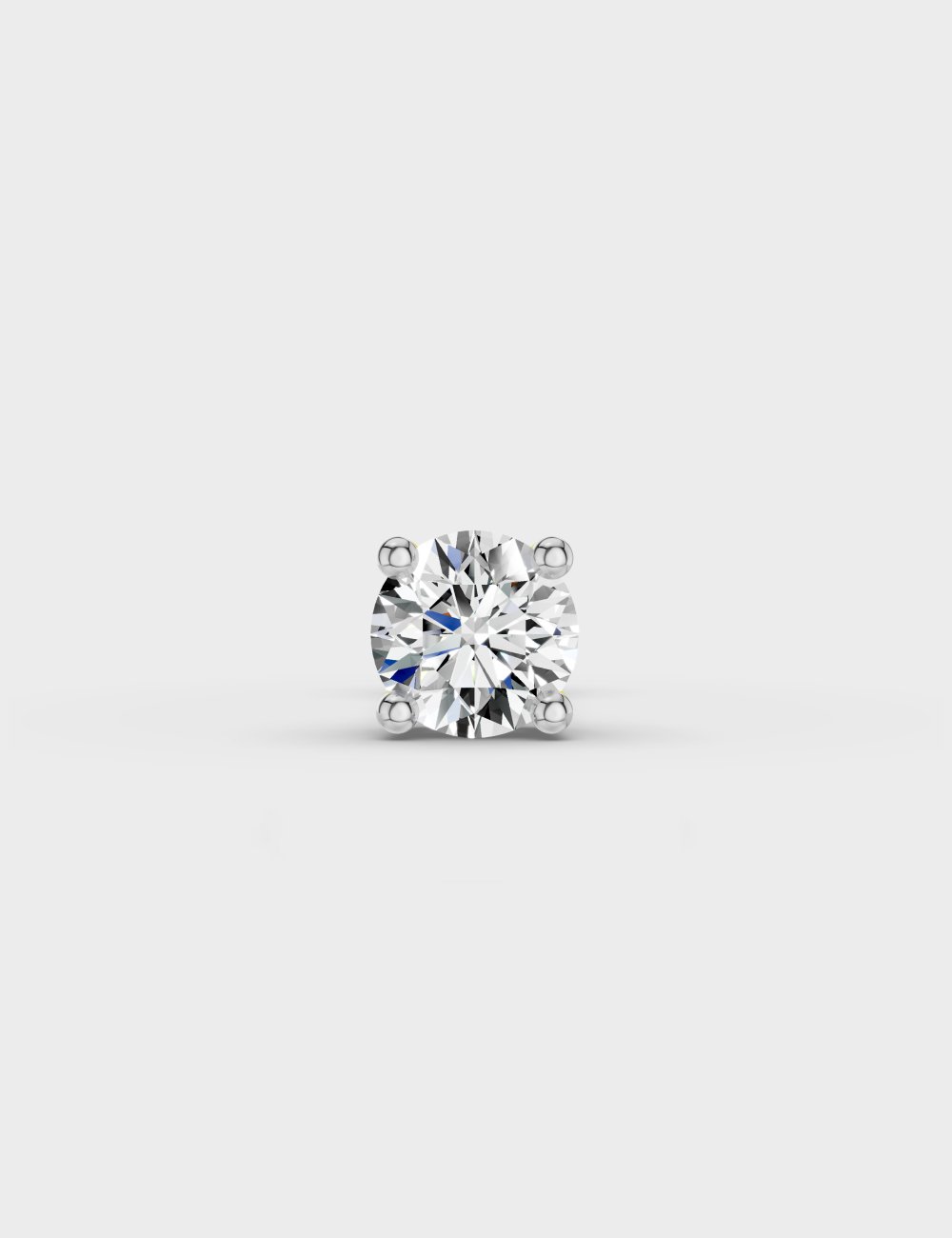 9KT Gold 0.30 CT Diamond Nose Pin for Women 5