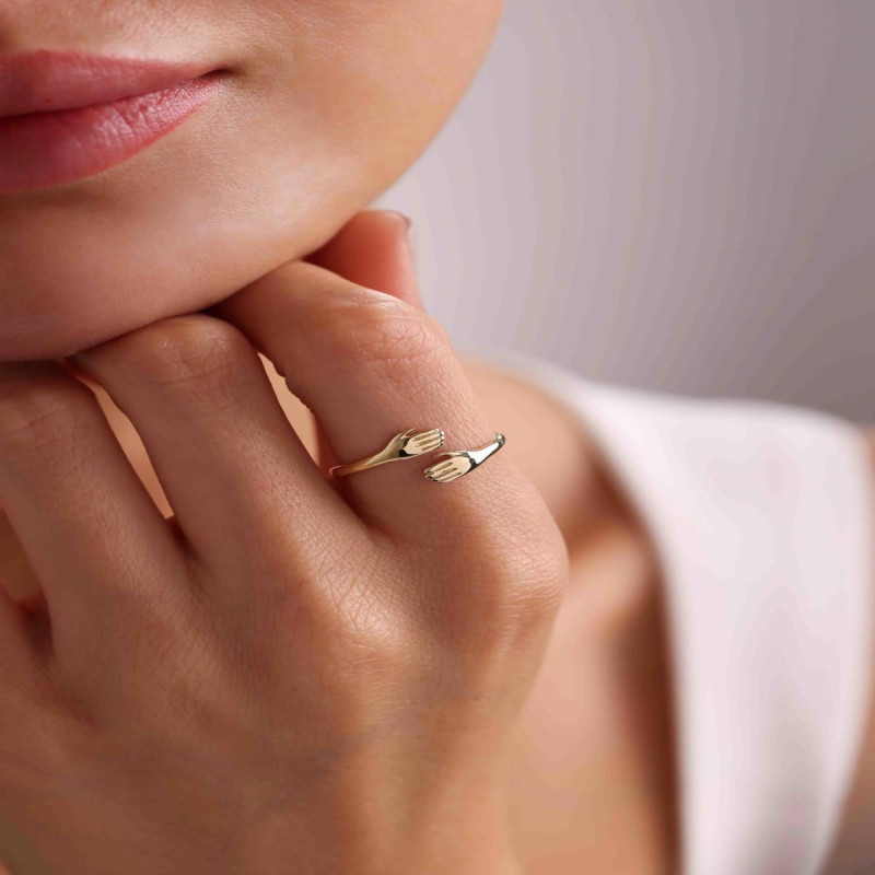 Gold Hugging Ring 2