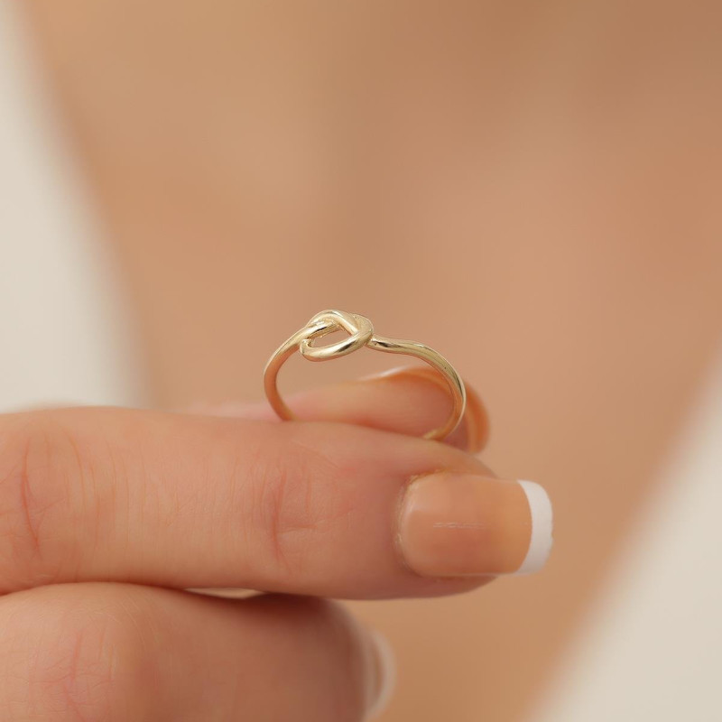 9K Gold Knot Ring 3