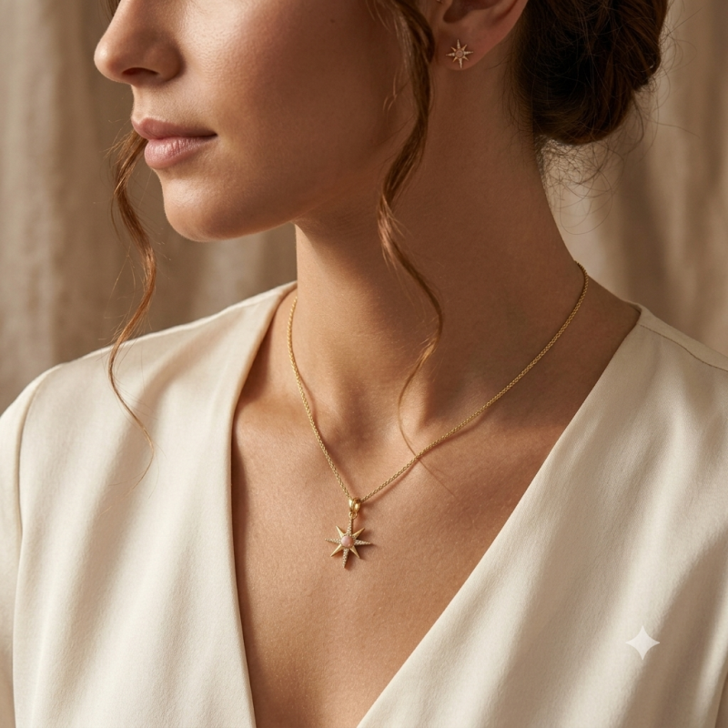 9K Gold Starfish Charm